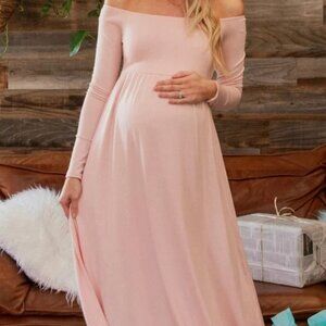 PINK BLUSH Pink Maternity Dress